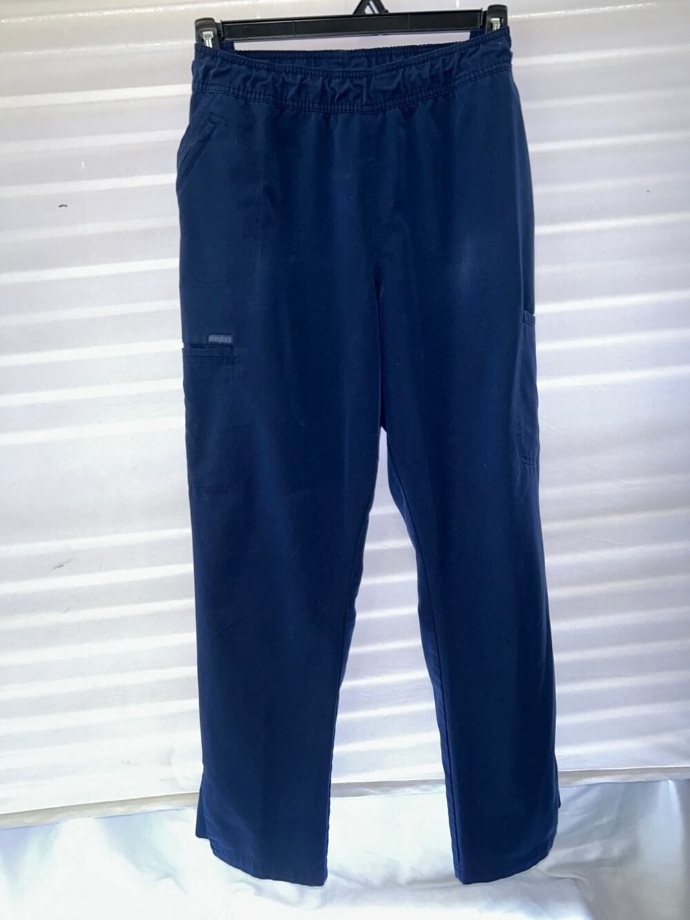 Cherokee Infinity Womens Scrub Pants XL Navy Blue CK140A Pull On Tapered Stretch